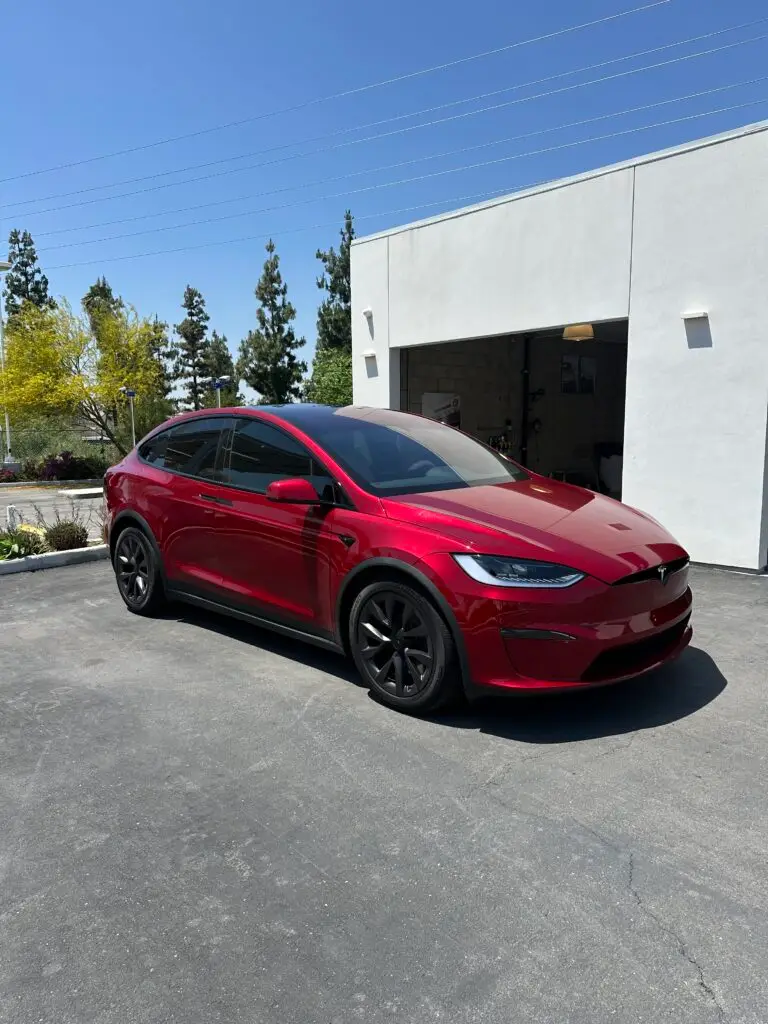 2025 Tesla model X plaid with Profection technology IRC ultra nano ceramic window tint