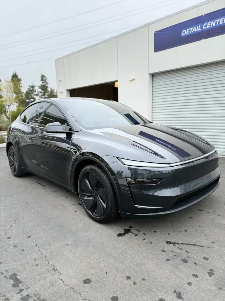 2025 Tesla model wide unit with full body PPF installed using Profection technology films at CVA auto styling