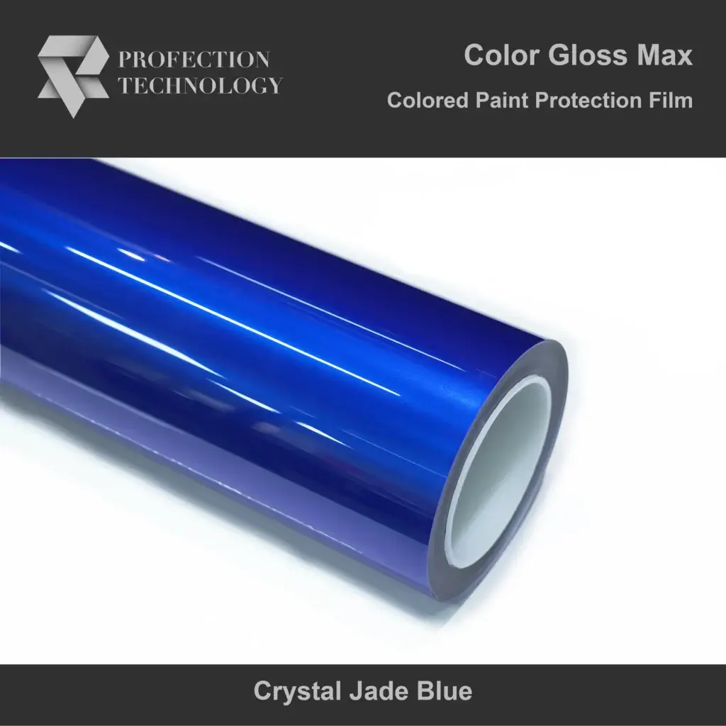 Role of Max gloss crystal jade blue paint protection film from Profection technology