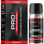 System X pro 65 mL ceramic coating bottle and packaging for professional automotive paint protection