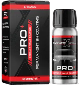 System X pro 65 mL ceramic coating bottle and packaging for professional automotive paint protection